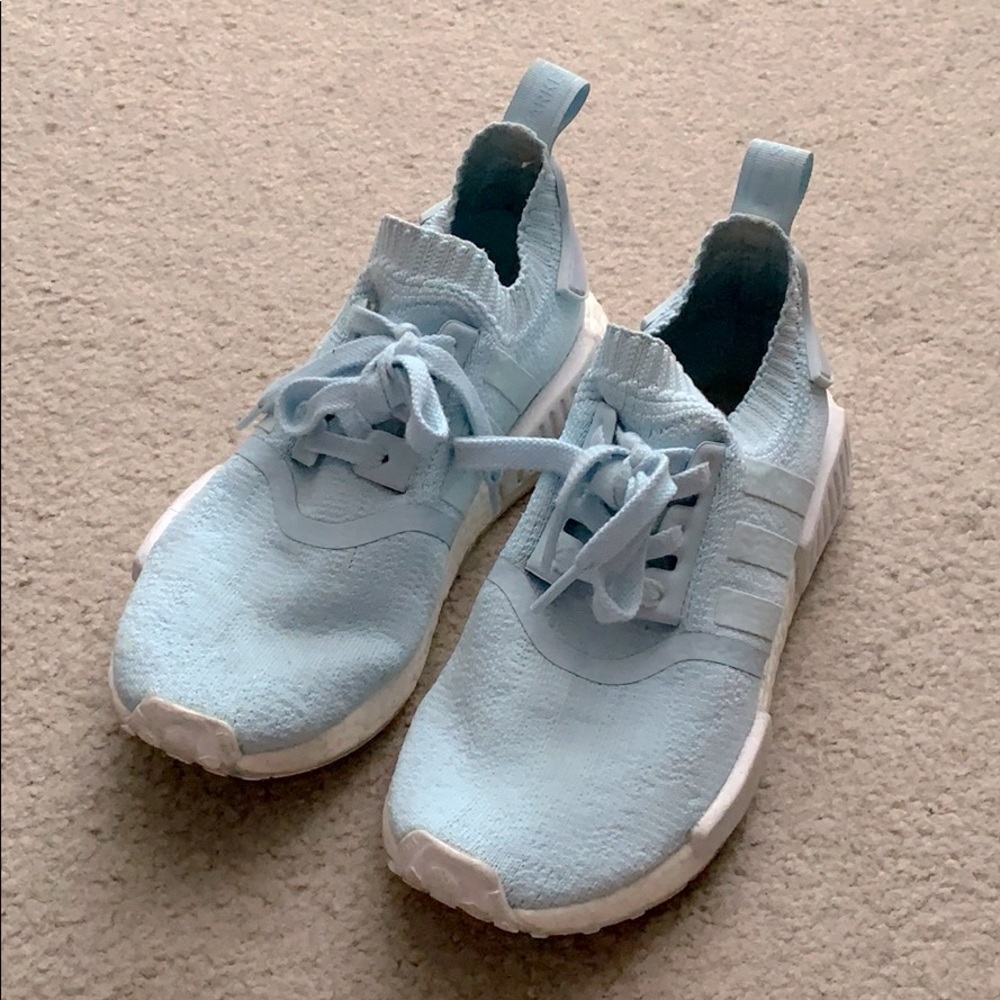 Adidas PrimeKnit in Ice Blue